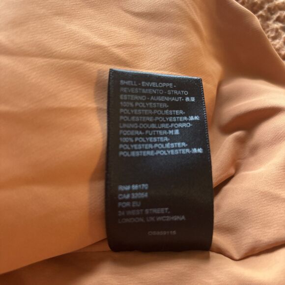 Urban Outfitters Willow Fleece Teddy Jacket Women's OrangeOversized Coat -Small - Picture 8 of 11